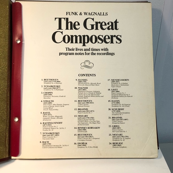 Funk & Wagnalls “The Great Composers” Book - Picture 2 of 3